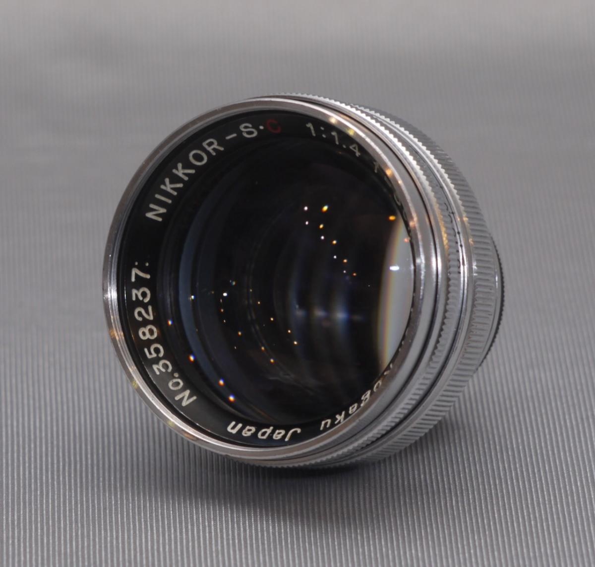 ニッコール 50mm f 1.4 (S) アルミ重複ナンバー コロン付