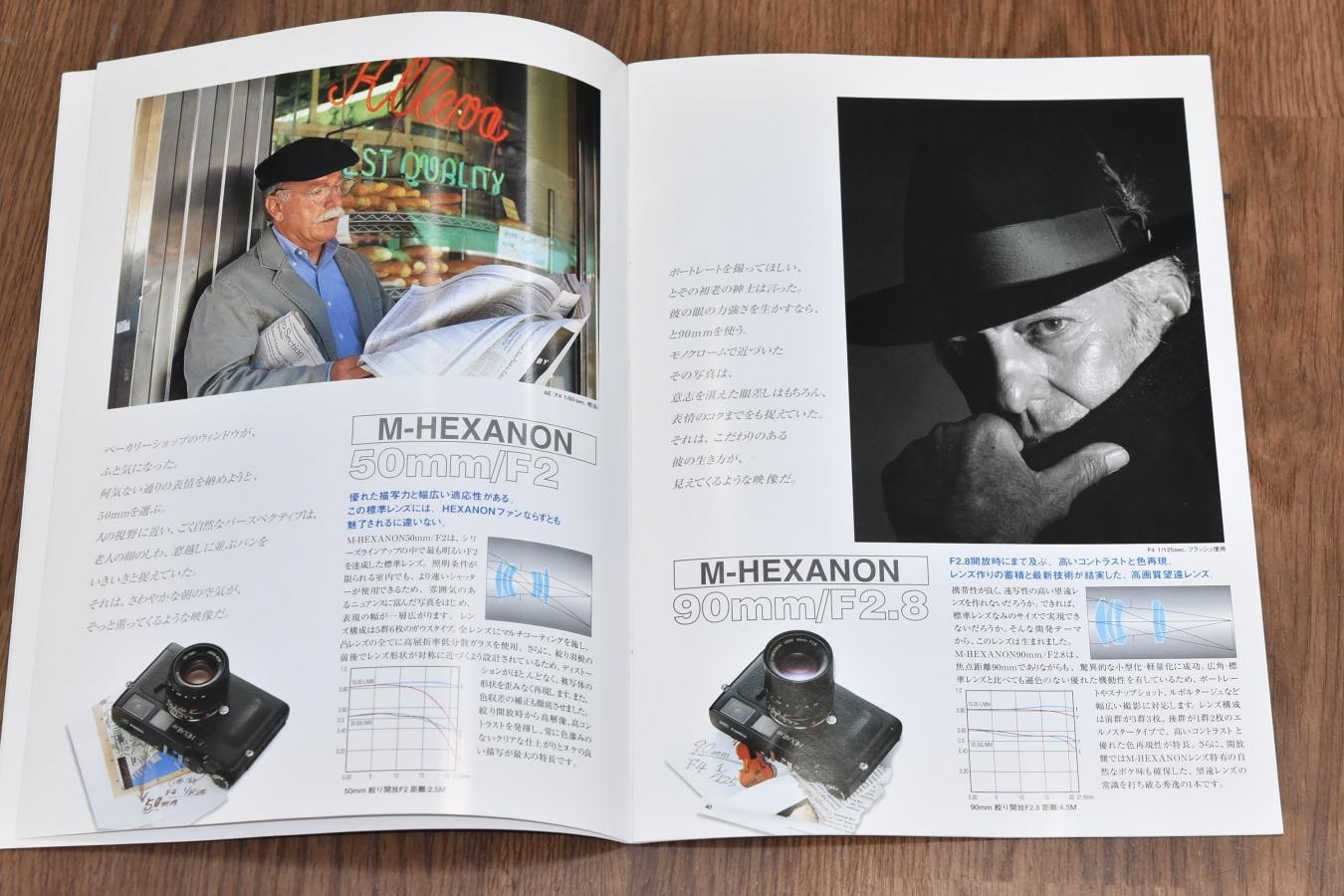 【絶版カタログ 希 少】 Konica HEXAR RF