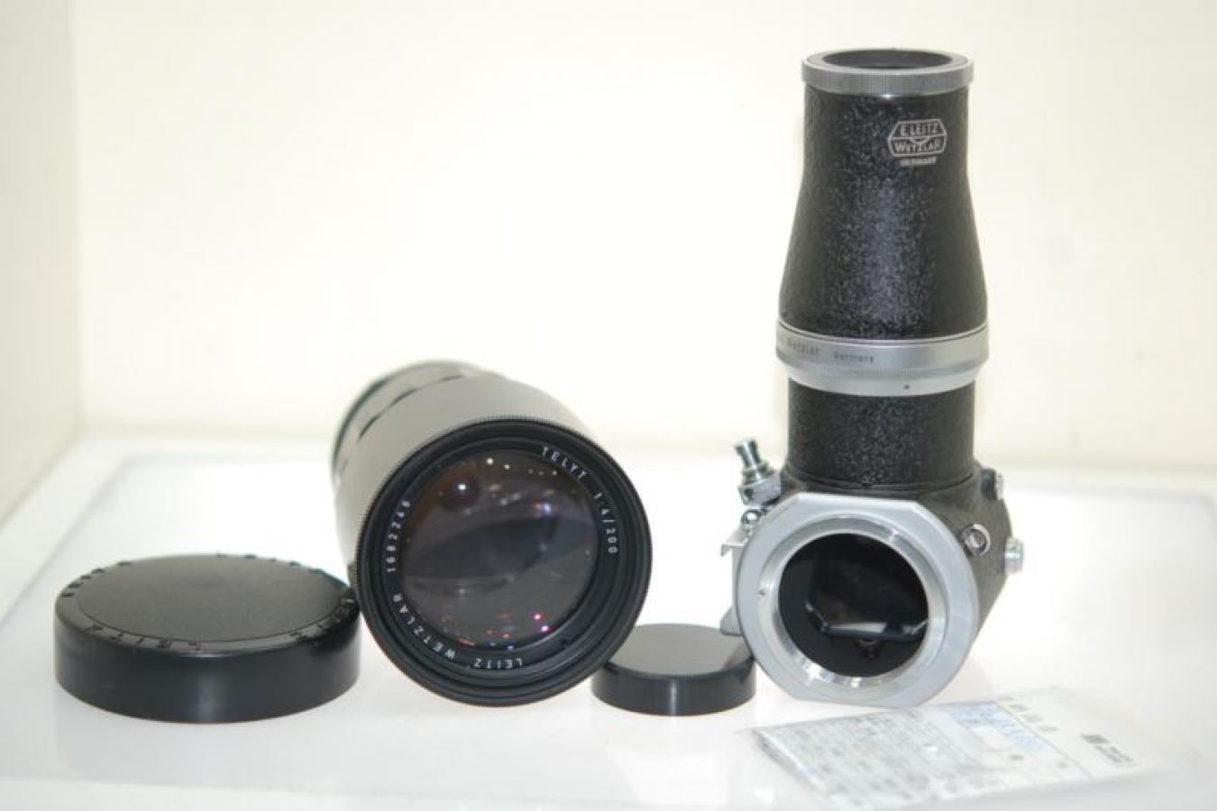 ライカ ビゾフレックス用テリート 200mm F4 OH済 【ビゾフレックスI型ミラーボックス付】  
