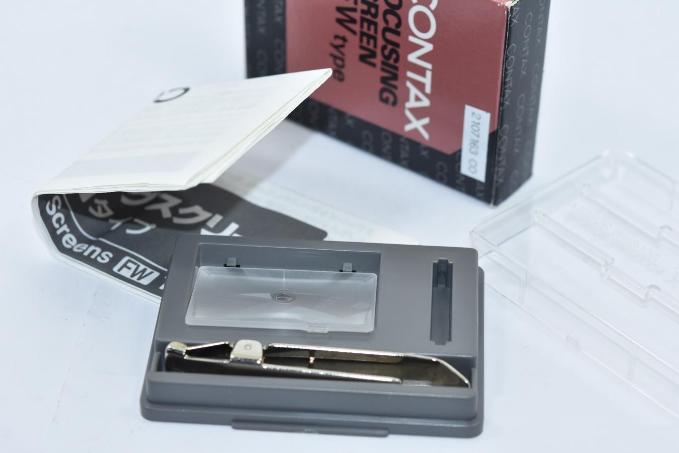 【希 少】CONTAX FOCUSING SCREEN FW-3 【CONTAX ST、RX、RX II、AX用】