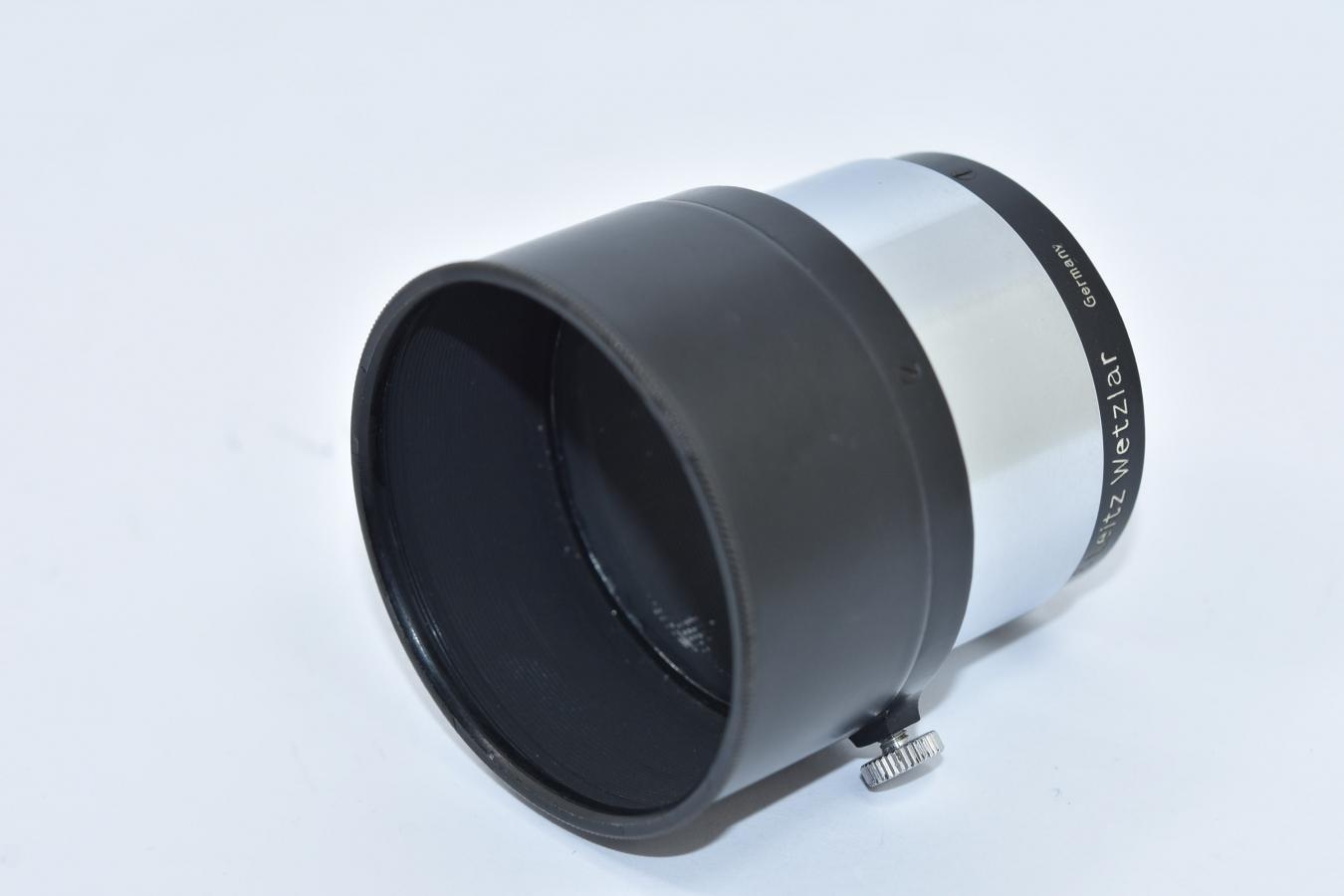 LEICA FIKUS ブラッククローム 【Elmar 5cm-13.5cm ズームフード E.Leitz Wetzlar 刻印】