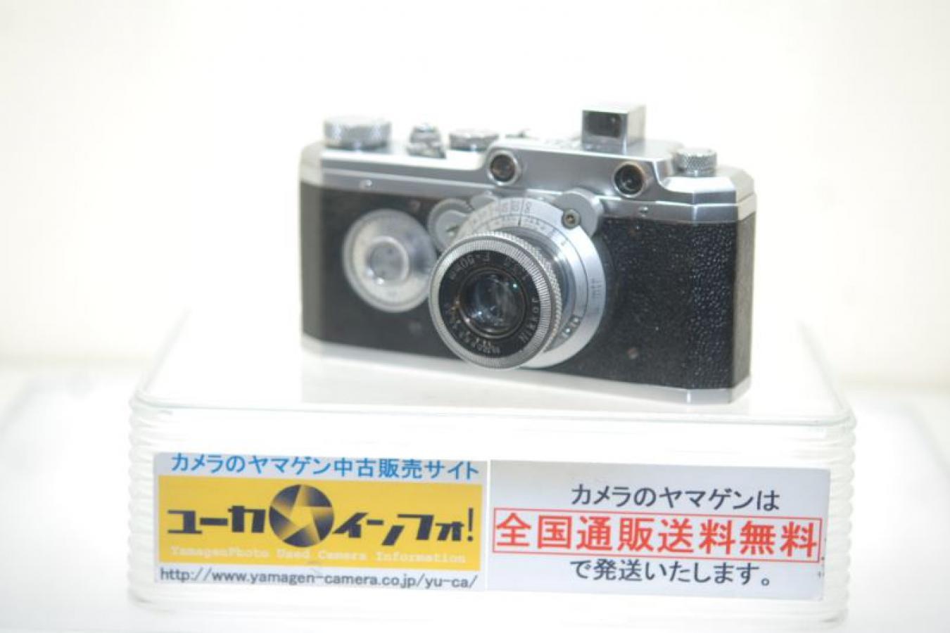 精機光学 HANZA Canon Nikkor 50mm F3.5付 【レンズは黒帯最初期 ボディシリアルNo3ケタ】  