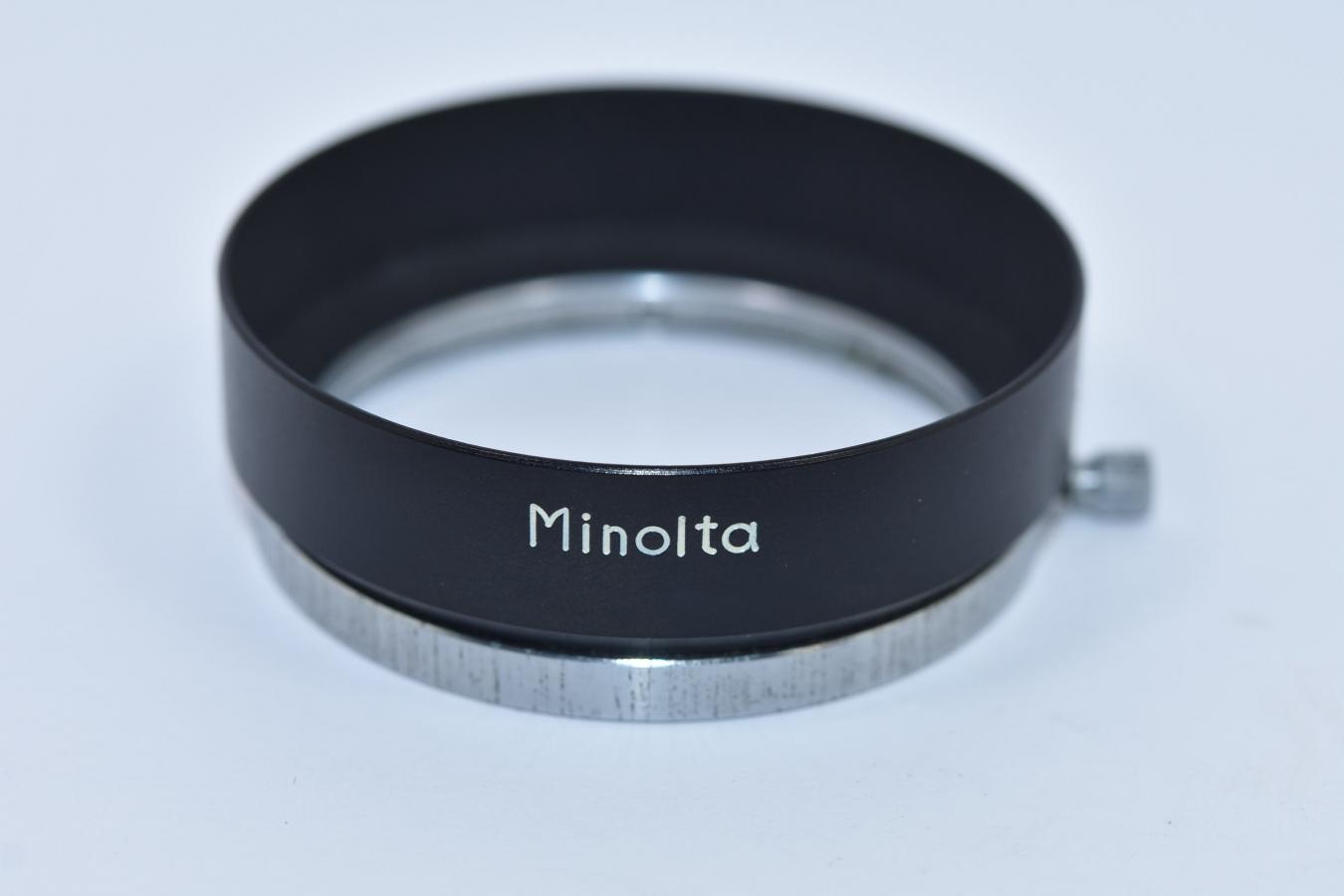 【希 少】Minolta 内径42mm 被せ式メタルフード 【SUPER ROKKOR 5cm F1.8等用】