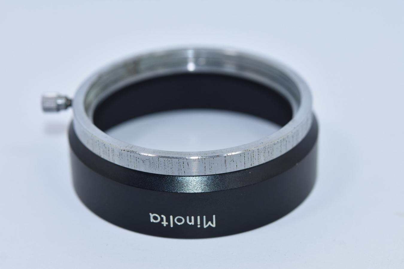 【希 少】Minolta 内径42mm 被せ式メタルフード 【SUPER ROKKOR 5cm F1.8等用】
