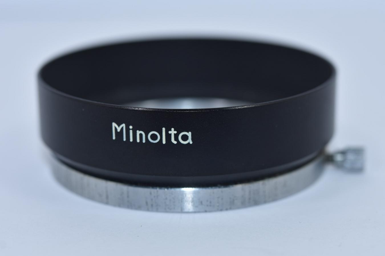 【希 少】Minolta 内径42mm 被せ式メタルフード 【SUPER ROKKOR 5cm F1.8等用】