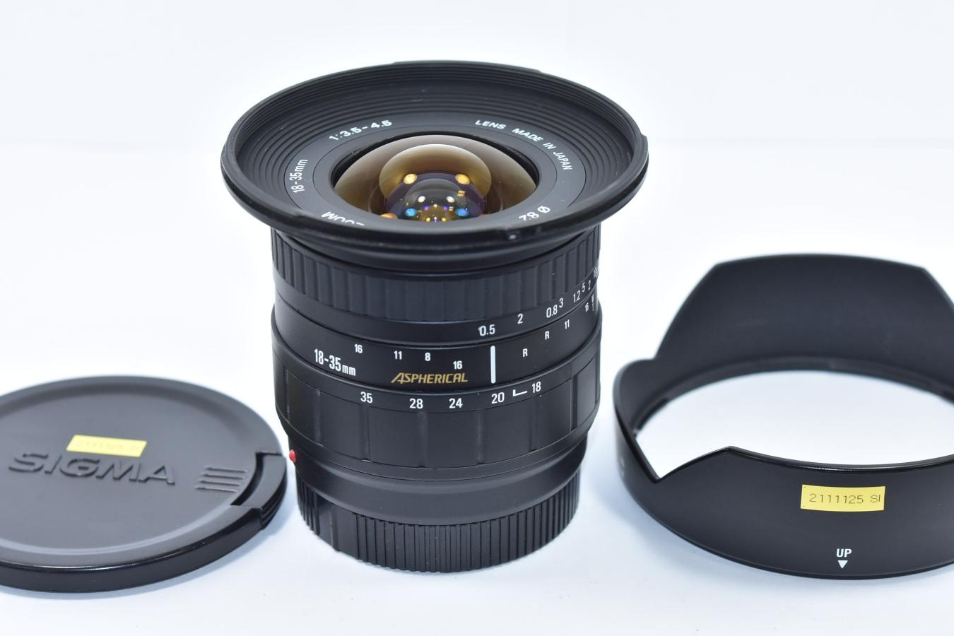 SIGMA 18-35mm F3.5-4.5 ASPHERICAL 純正フード付【SONY Aマウントレンズ】