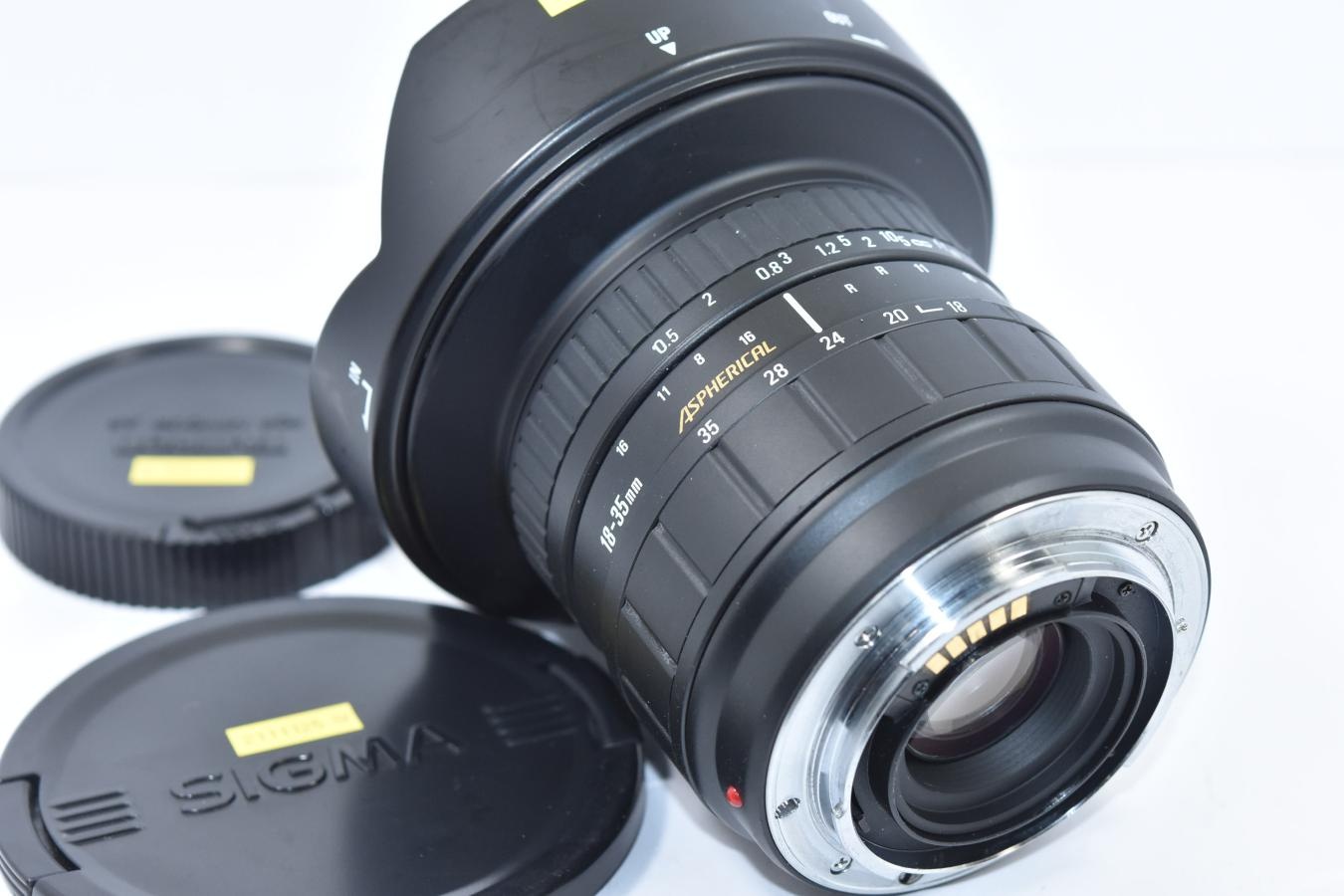 SIGMA 18-35mm F3.5-4.5 ASPHERICAL 純正フード付【SONY Aマウントレンズ】