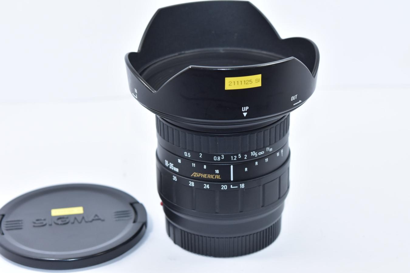 SIGMA 18-35mm F3.5-4.5 ASPHERICAL 純正フード付【SONY Aマウントレンズ】