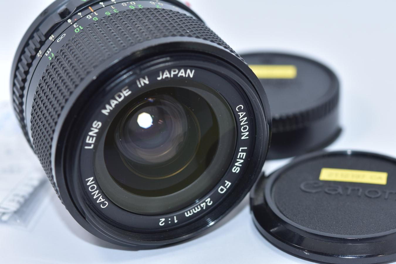 【希 少】Canon NEW FD 24mm F2 【整備済】