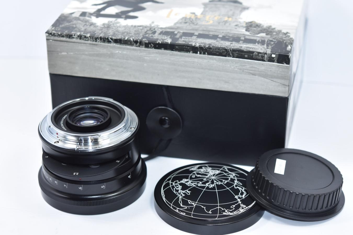 Lomography Lomogon 32mm F2.5 Art Lens ALUMINIUM BLACK 元箱付一式 【Canon EF用】
