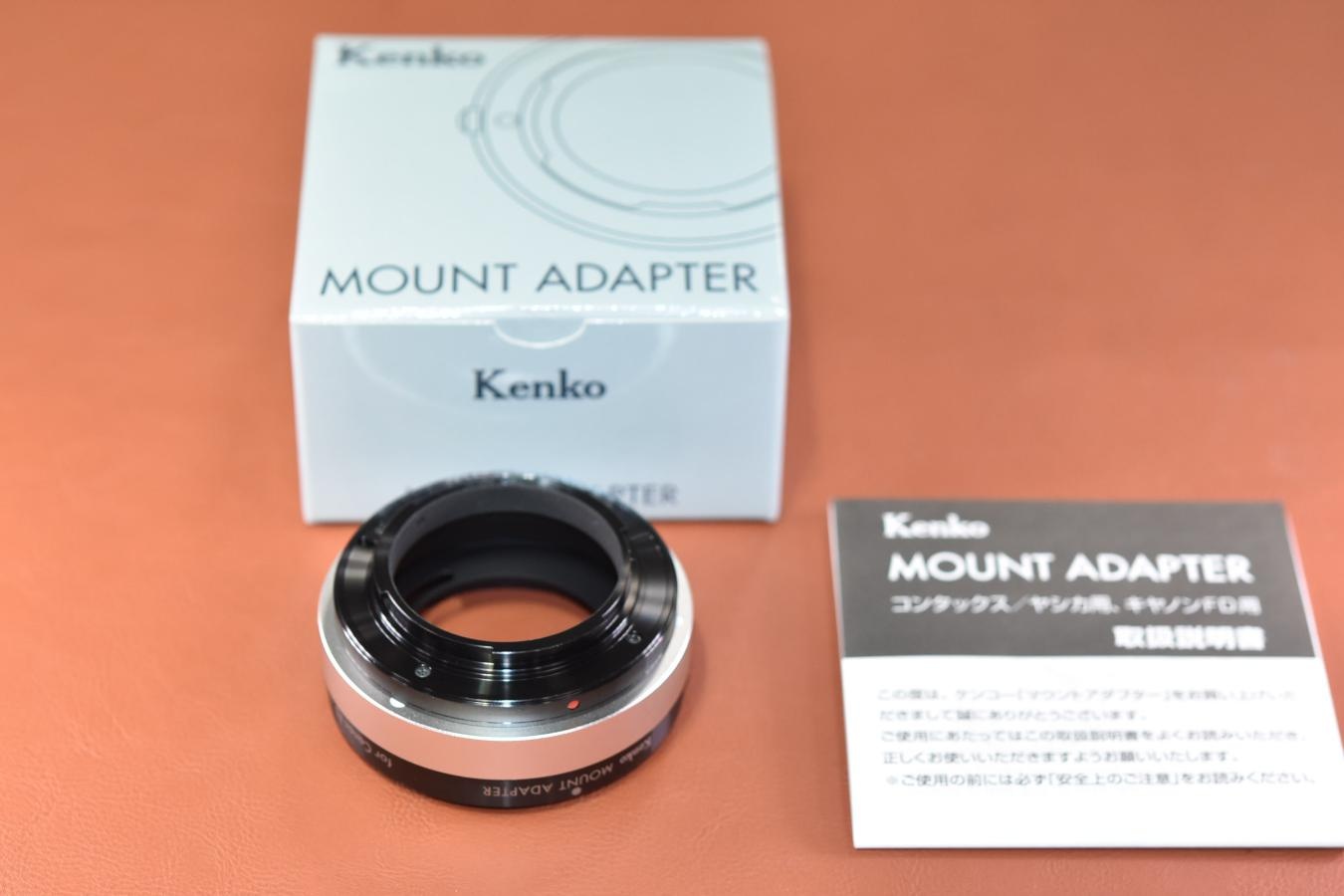 【新品未使用 特価ご奉仕】Kenko MOUNT ADAPTER FD-FUJI X変換アダプター 【信頼の日本製 価格.com 最安値より安い!!】