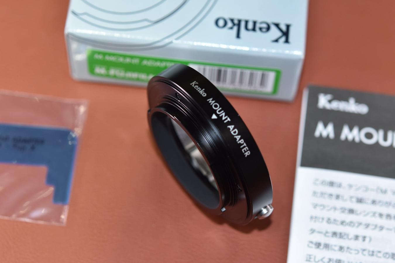 【新品未使用 特価ご奉仕】Kenko MOUNT ADAPTER LEICA M-FUJI X変換アダプター 【信頼の日本製 価格.com 最安値より安い!!】