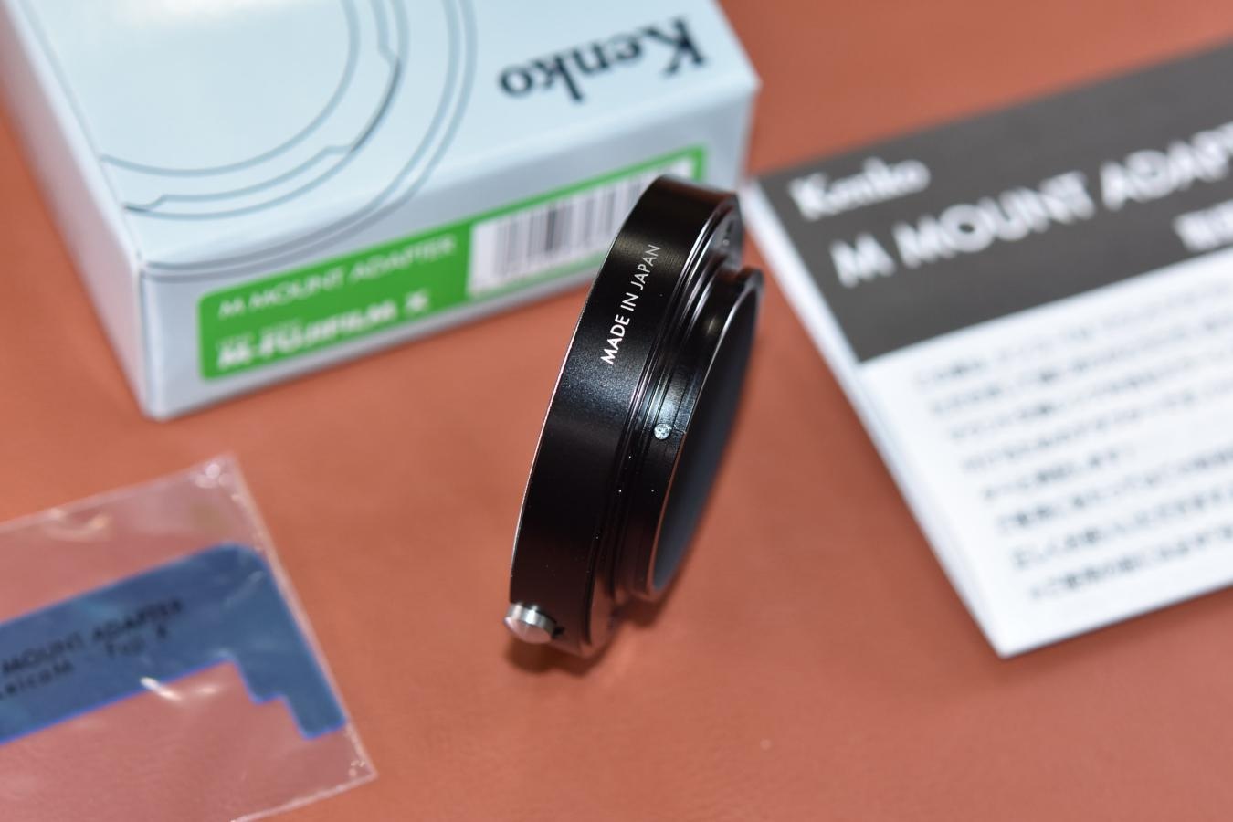 【新品未使用 特価ご奉仕】Kenko MOUNT ADAPTER LEICA M-FUJI X変換アダプター 【信頼の日本製 価格.com 最安値より安い!!】