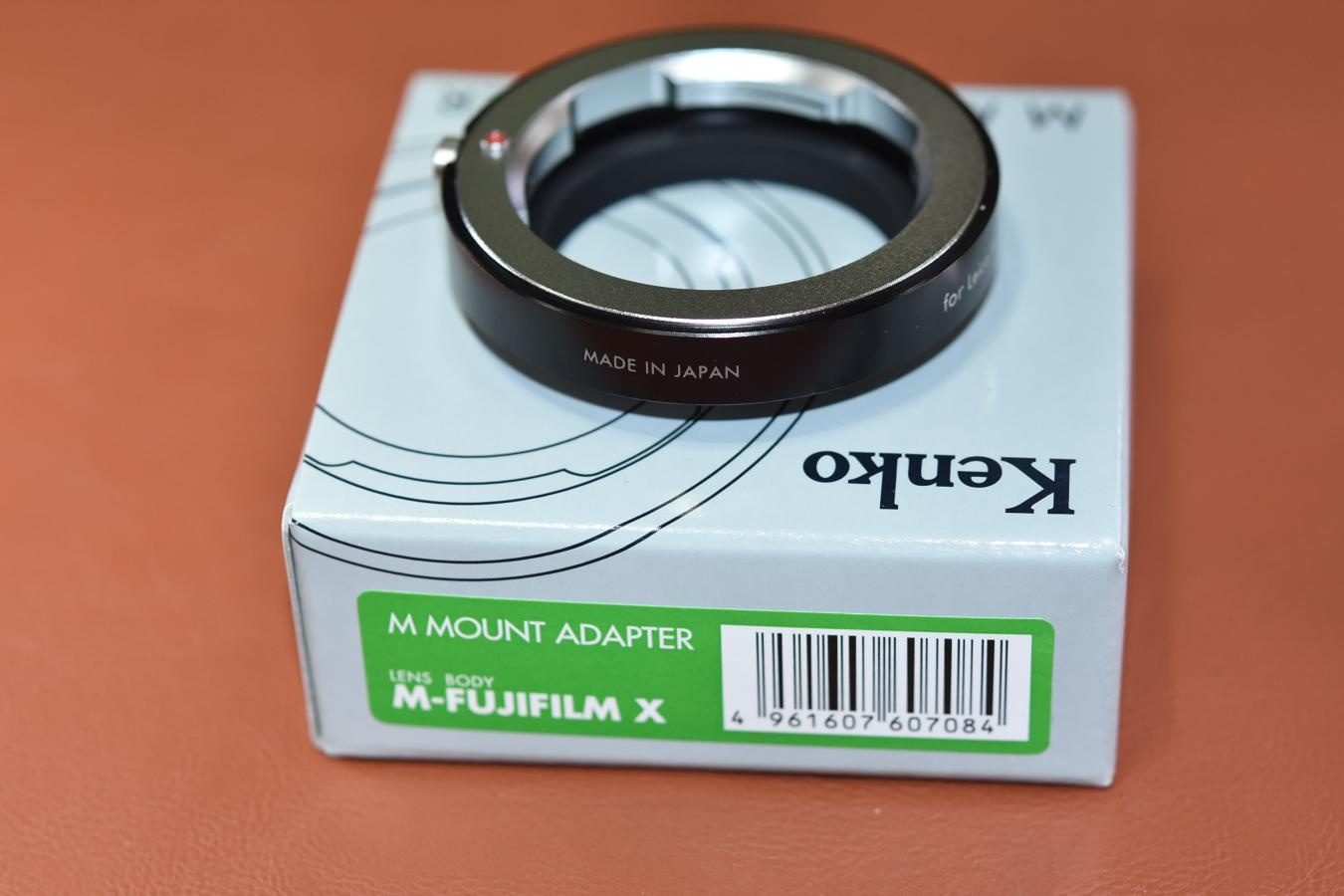 【新品未使用 特価ご奉仕】Kenko MOUNT ADAPTER LEICA M-FUJI X変換アダプター 【信頼の日本製 価格.com 最安値より安い!!】