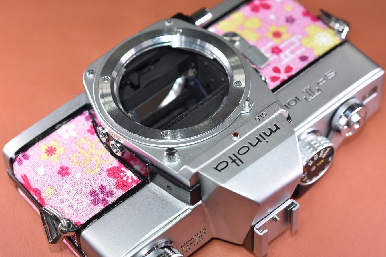 【リメイクカメラ】 minolta SRT101 シルバー【モルト交換済】