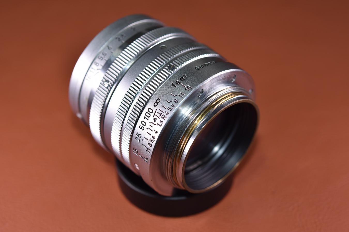 【希 少】LEICA Summarit 5cm F1.5 feet表記 【95万台1952年製 ライカLマウントレンズ】