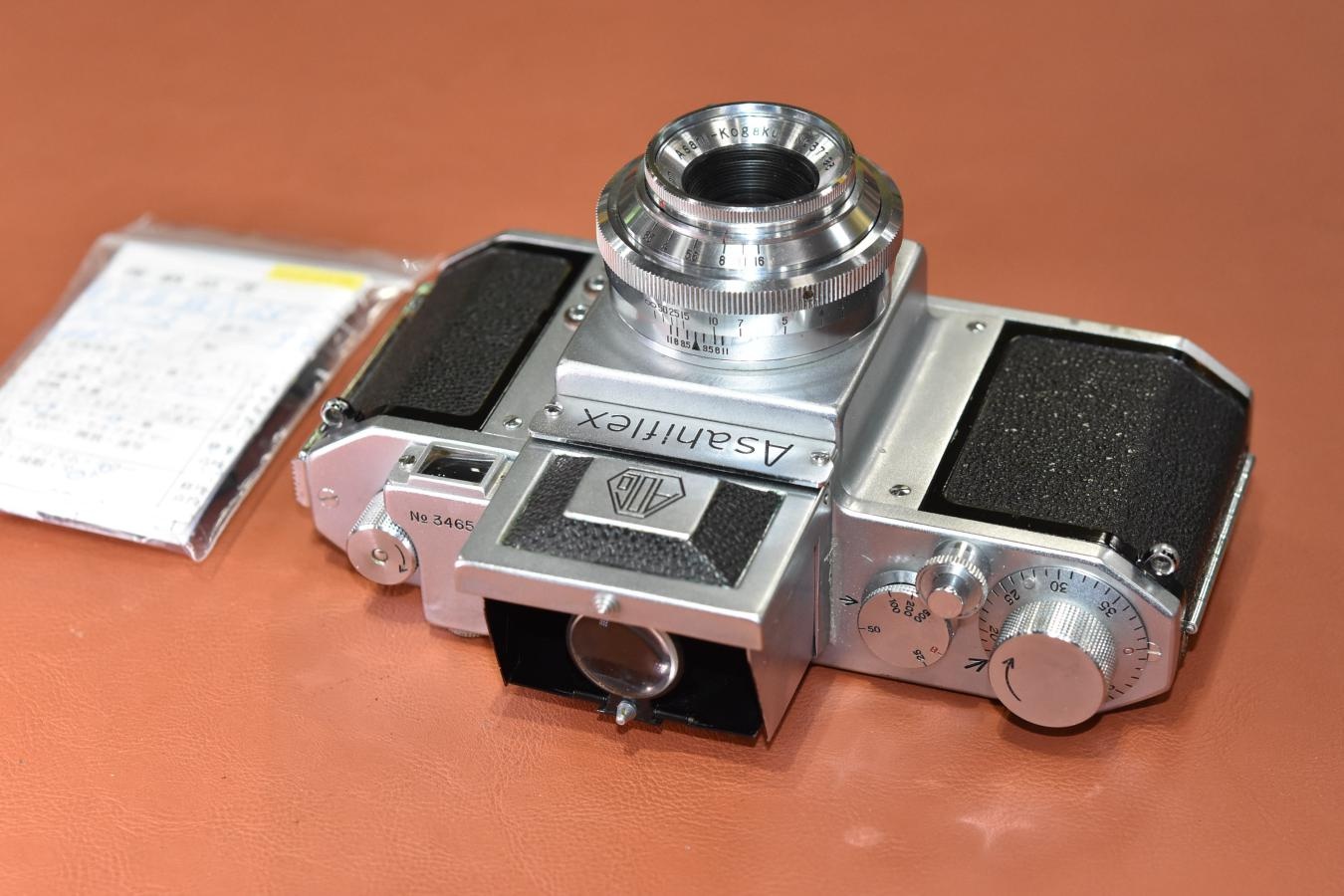 【希 少】旭光学 Asahiflex IA Takumar 50/3.5付 【整備済】
