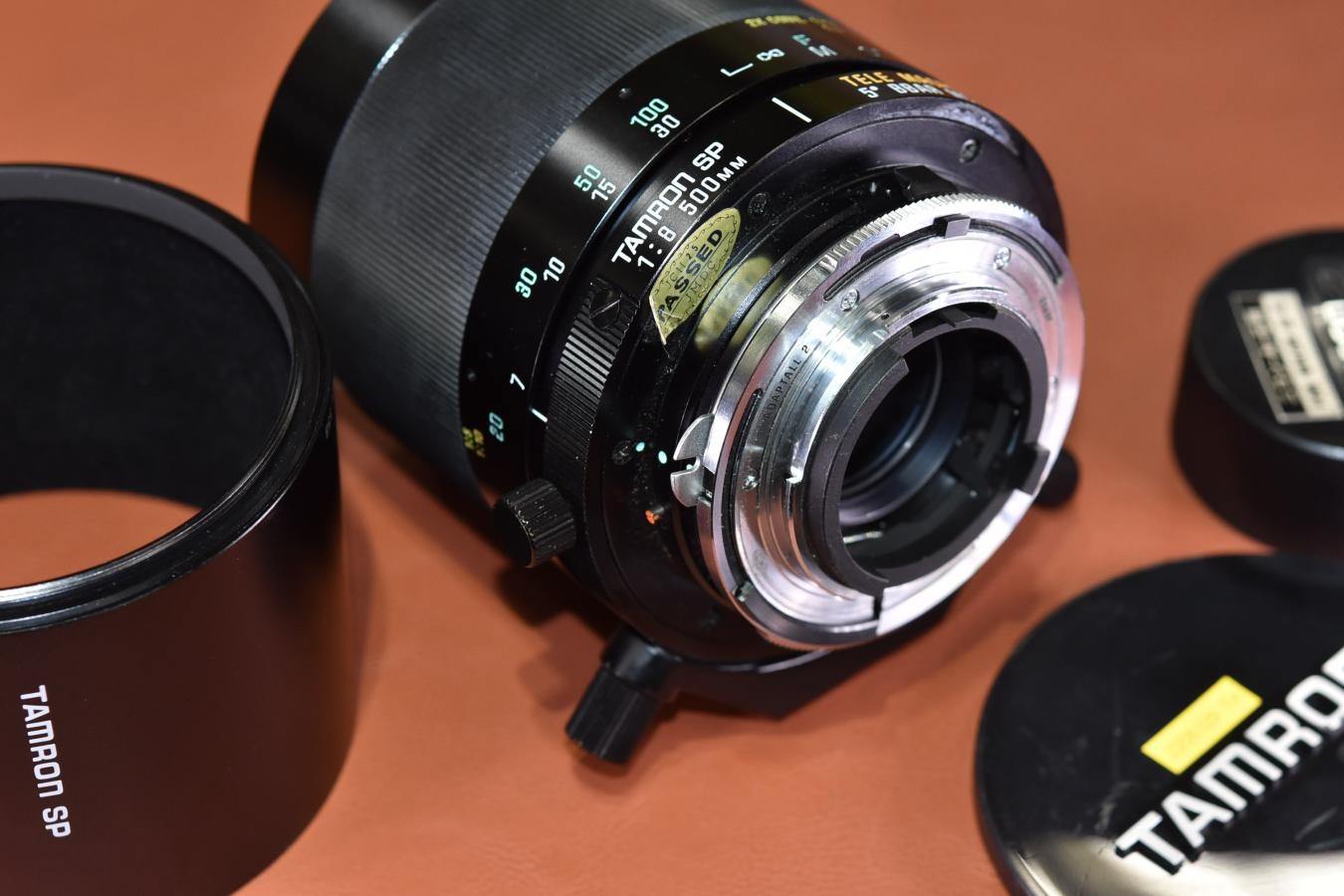 TAMRON SP 500mm F8 Model:55B【純正フード、30.5mmノーマルフィルター、三脚座、ADAPTALL2 Nikon Aiマウント付】