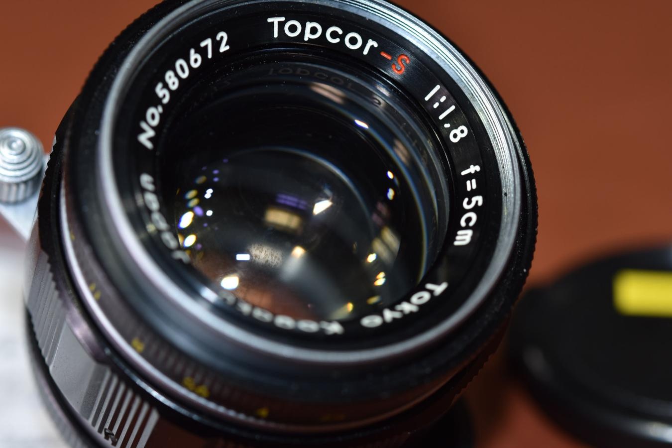 東京光学 Topcor-S  5cm F1.8 整備済【ライカLマウントレンズ】