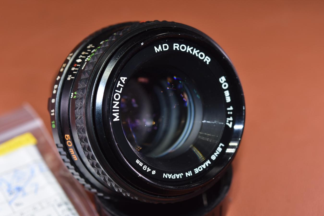 MINOLTA MD ROKKOR 50mm F1.7【カメラ女子に絶大な人気のオールドレンズ】