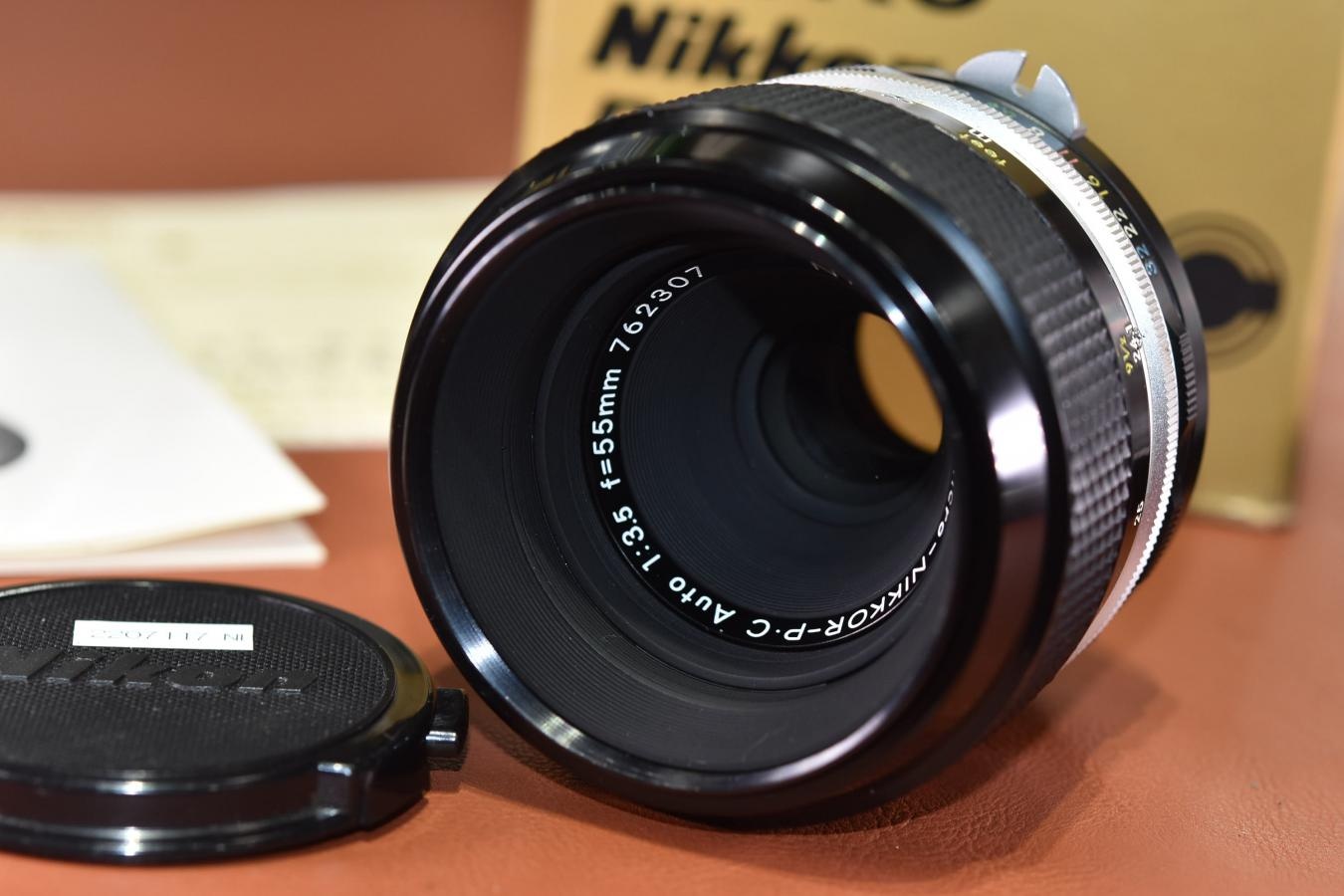 【コレクション向け】 Micro NIKKOR-P・C Auto 55mm F3.5 【元箱付一式】