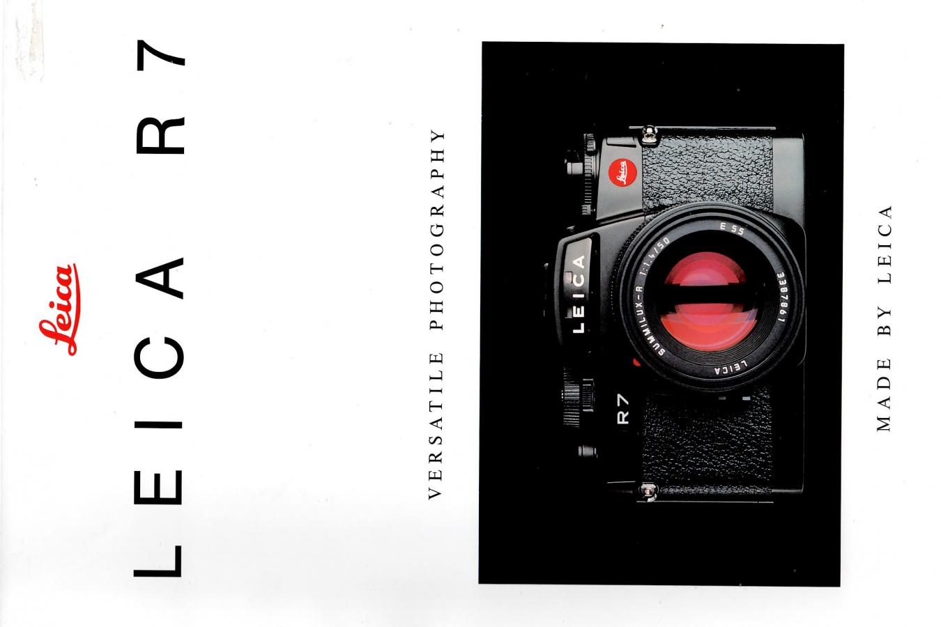 【絶版カタログ】LEICA R7  カタログ 