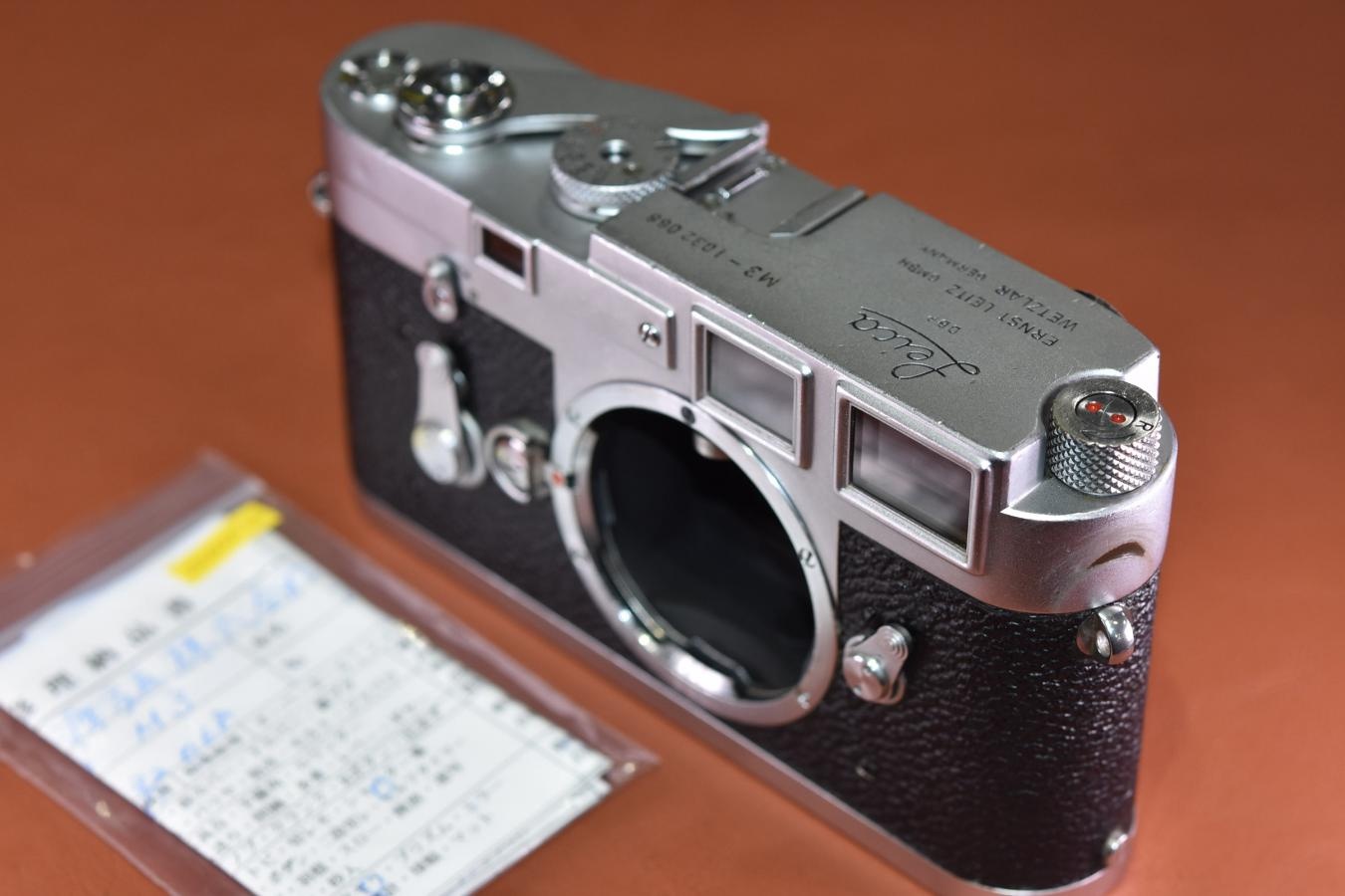 LEICA M3  1ストローク 整備済 【103万台1961年製】