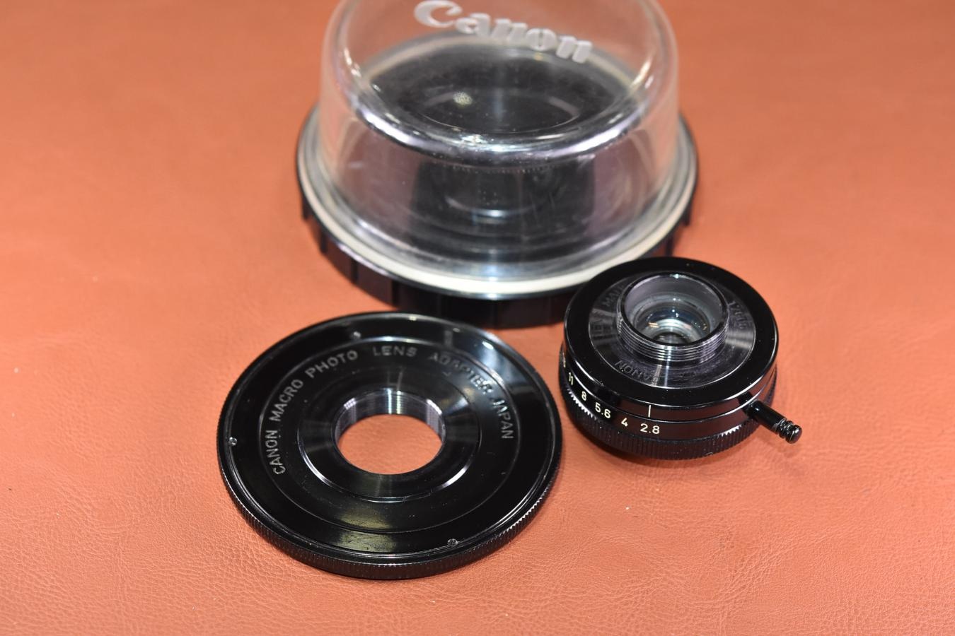 【希 少】Canon Macro Photo Lens 35mm F2.8 【Canon MacroPhoto ADAPTER付】