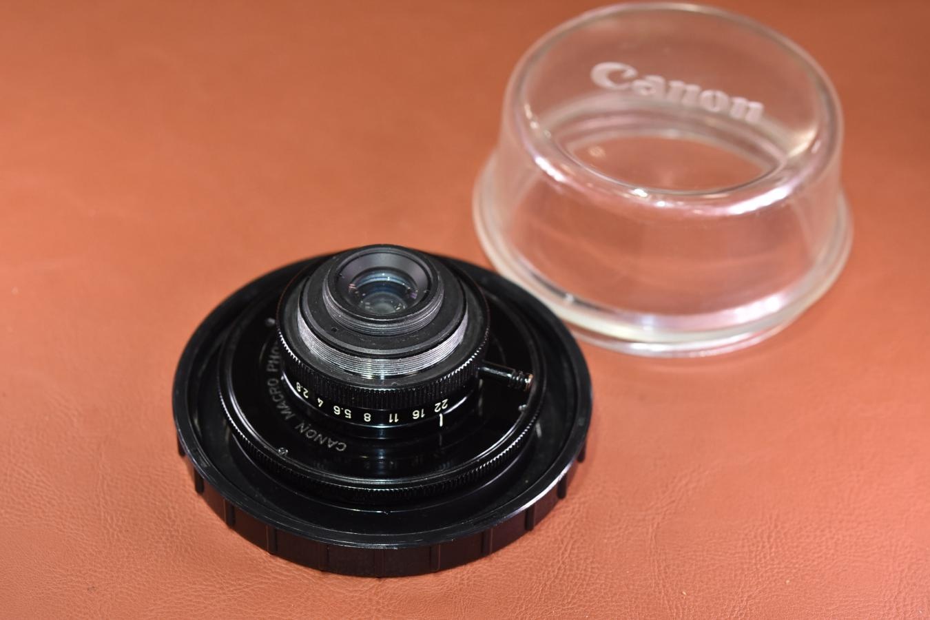 【希 少】Canon Macro Photo Lens 35mm F2.8 【Canon MacroPhoto ADAPTER付】