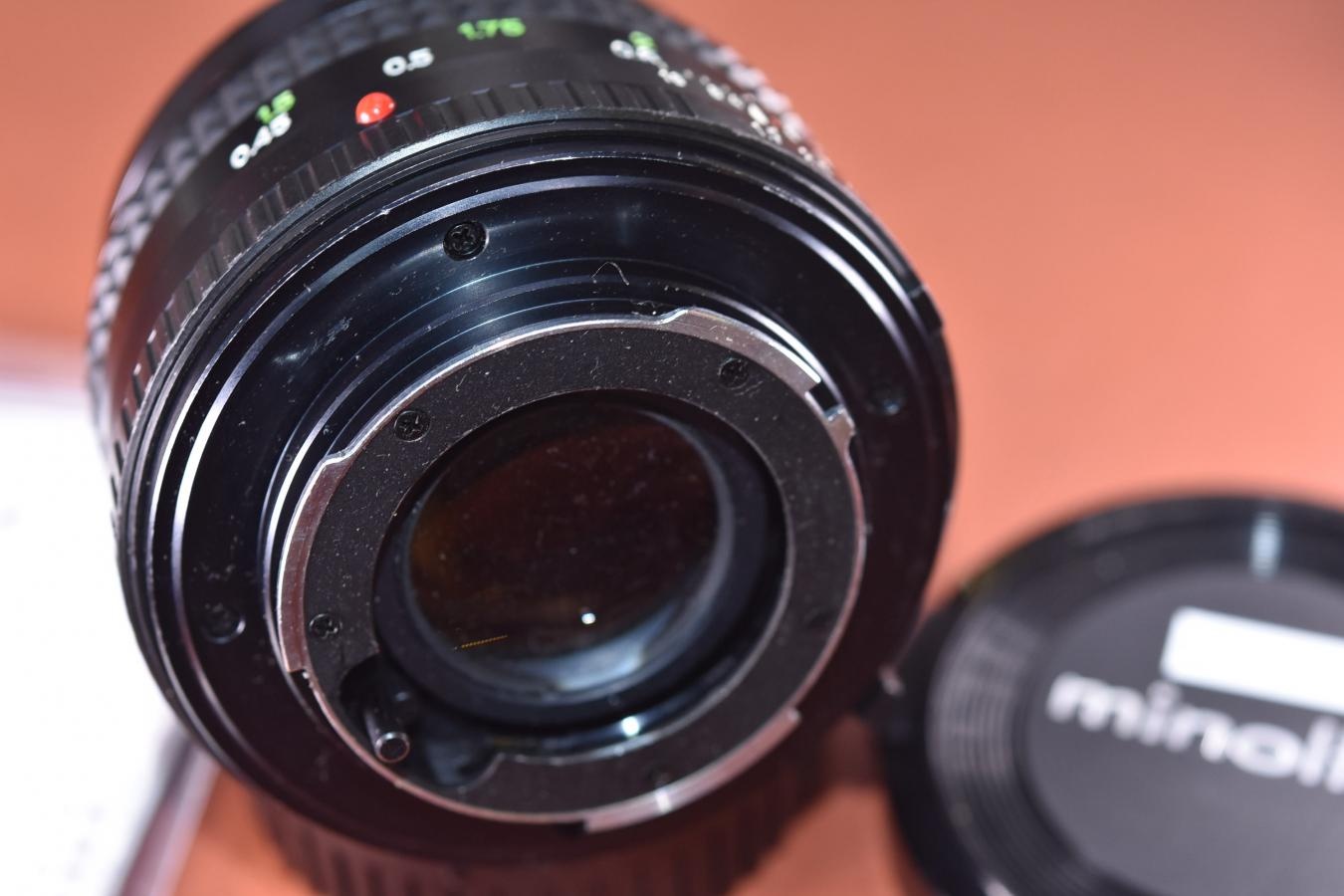 MINOLTA MD ROKKOR 50mm F1.7 整備済【カメラ女子に絶大な人気のオールドレンズ】