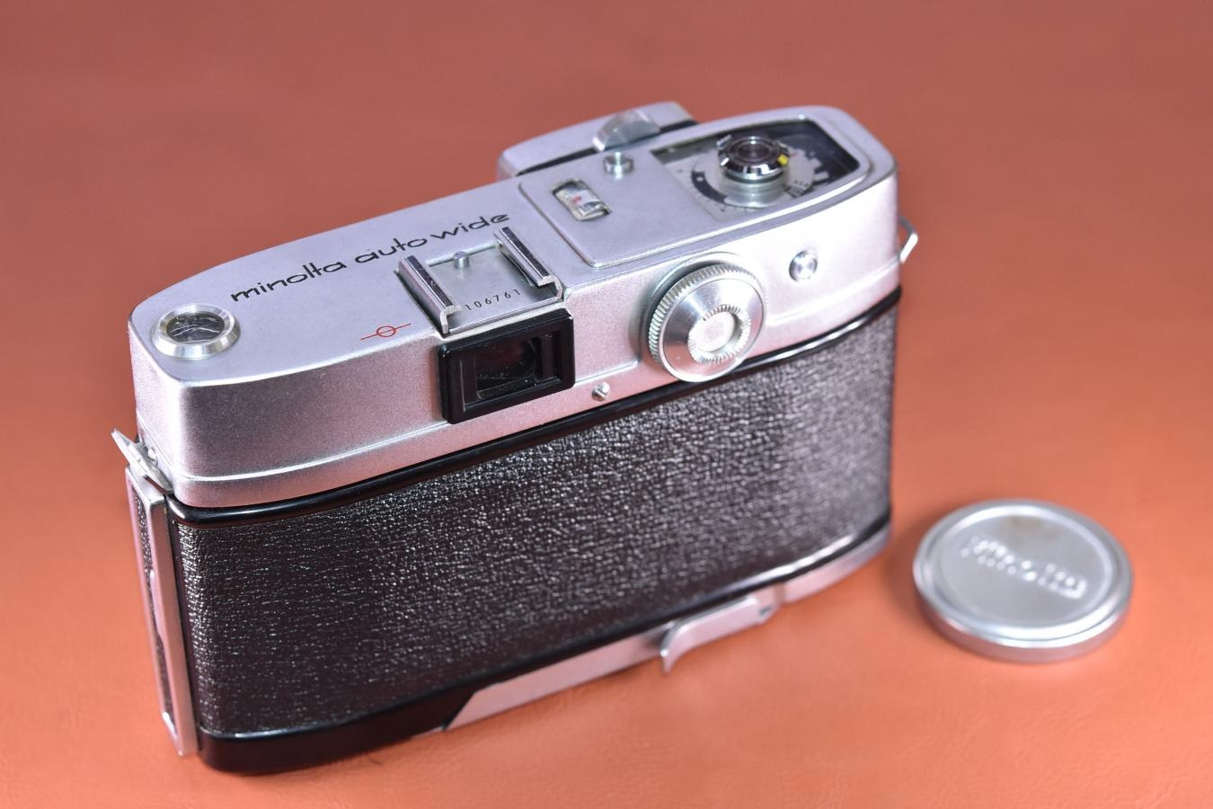 【希 少】minolta auto wide 【MINOLTA ROKKOR 35/2.8 レンズ搭載】 