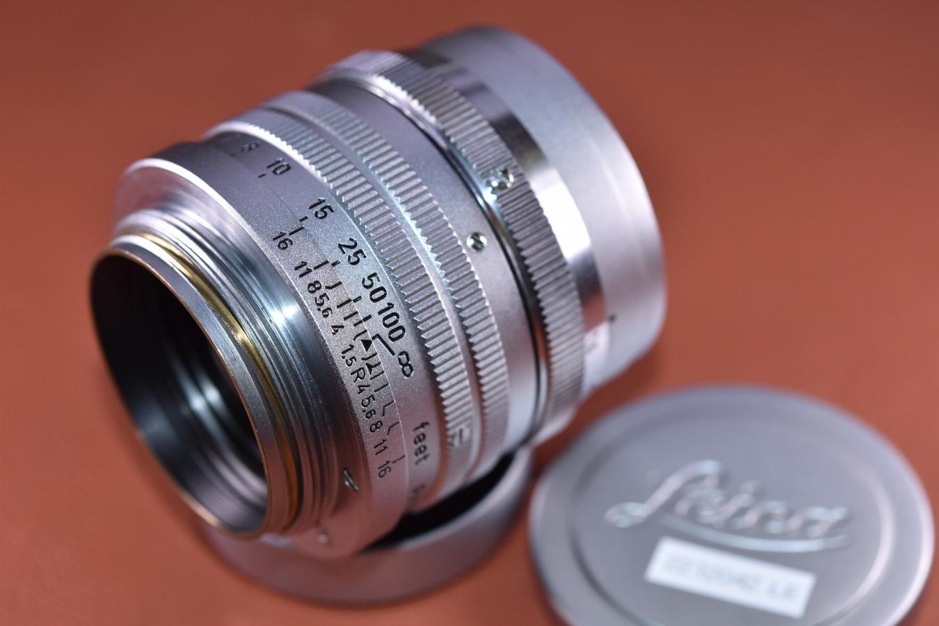 【希 少】LEICA Summarit 5cm F1.5 feet表記 【151万台1957年製 ライカLマウントレンズ】