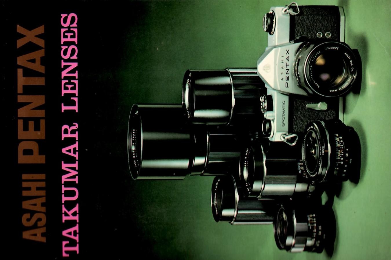 【絶版取説】ASAHI PENTAX TAKUMAR LENSES 取説