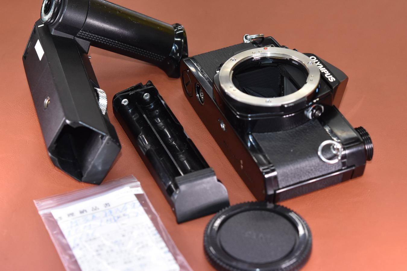 OLYMPUS OM-1 MD ブラック 整備済【OLYMPUS WINDER2付】