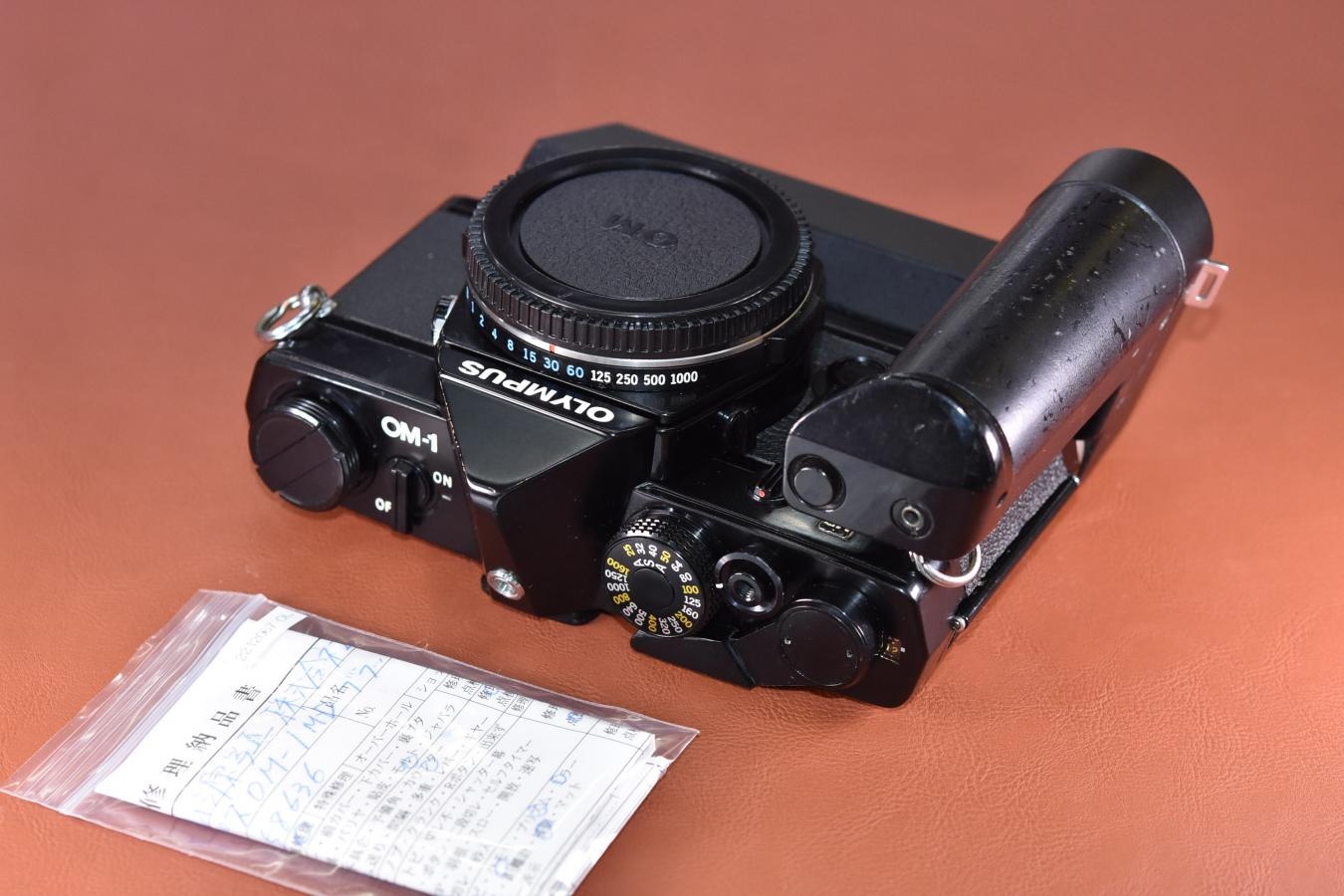 OLYMPUS OM-1 MD ブラック 整備済【OLYMPUS WINDER2付】