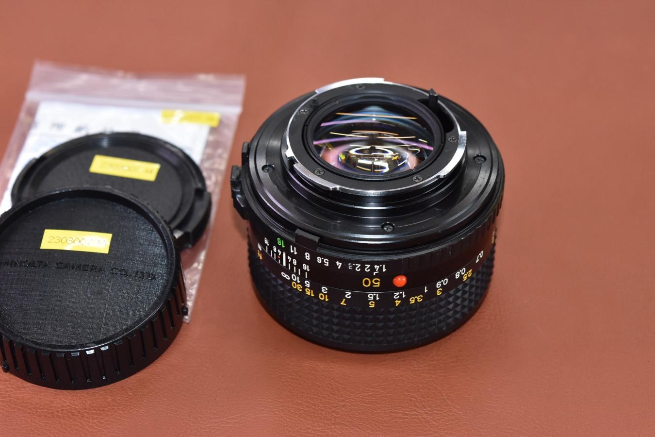 MINOLTA NEW MD 50mm F1.4 整備済【カメラ女子に絶大な人気のオールドレンズ】
