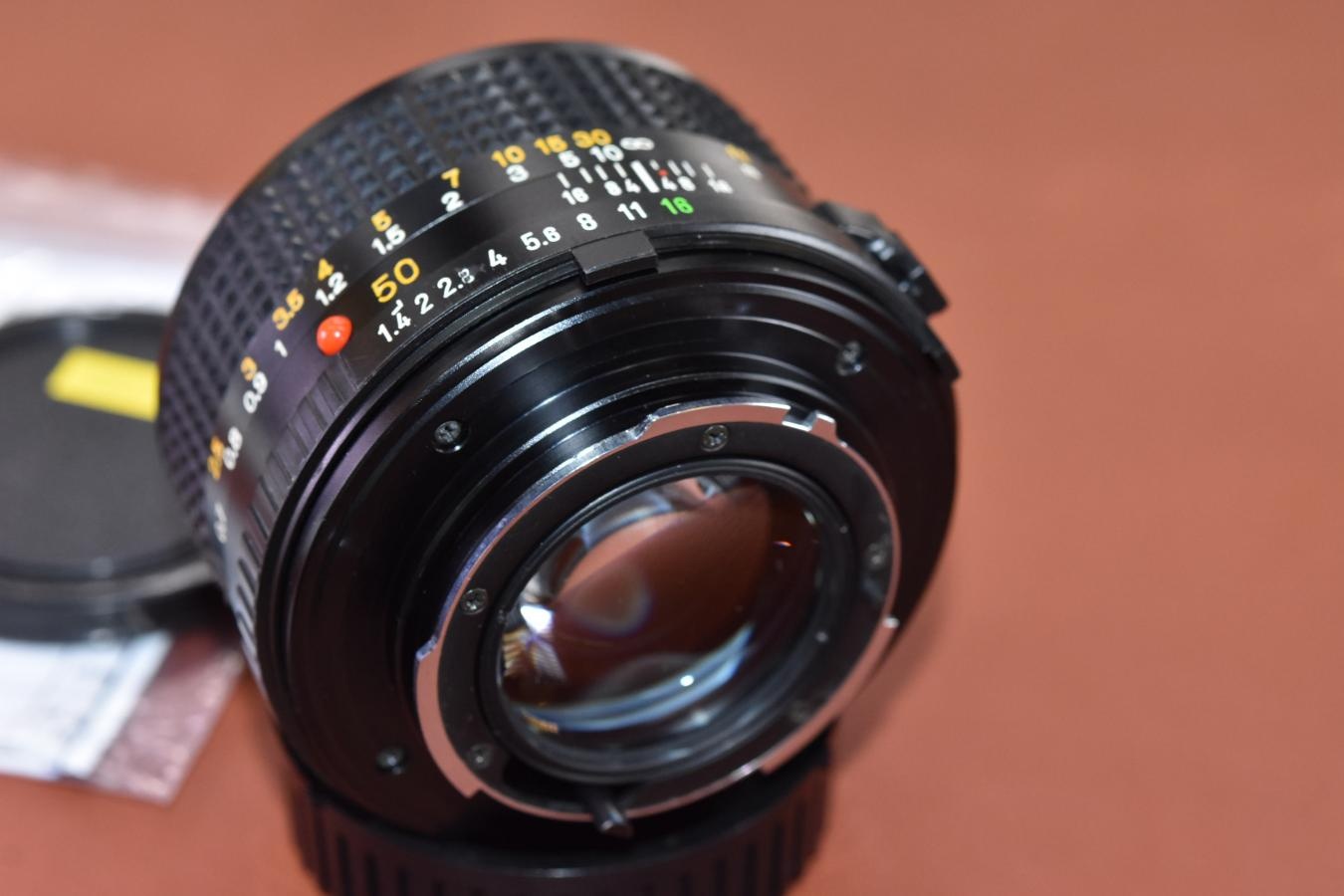MINOLTA NEW MD 50mm F1.4 整備済【カメラ女子に絶大な人気のオールドレンズ】