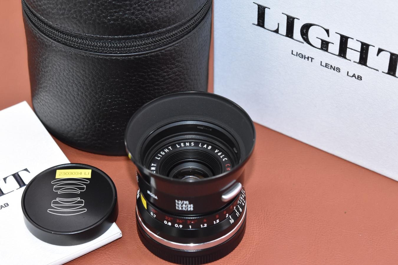 LIGHT LENS LAB LIGHT LENS LAB M 35mm F2 (周8枚) ブラックペイント LLL35M(B) IROOA