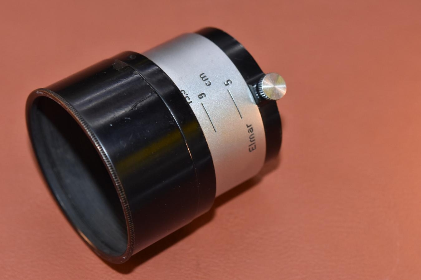 LEICA FIKUS ブラッククローム 【Elmar 5cm-13.5cm ズームフード Ernst Leitz GmbH Wetzlar 刻印】
