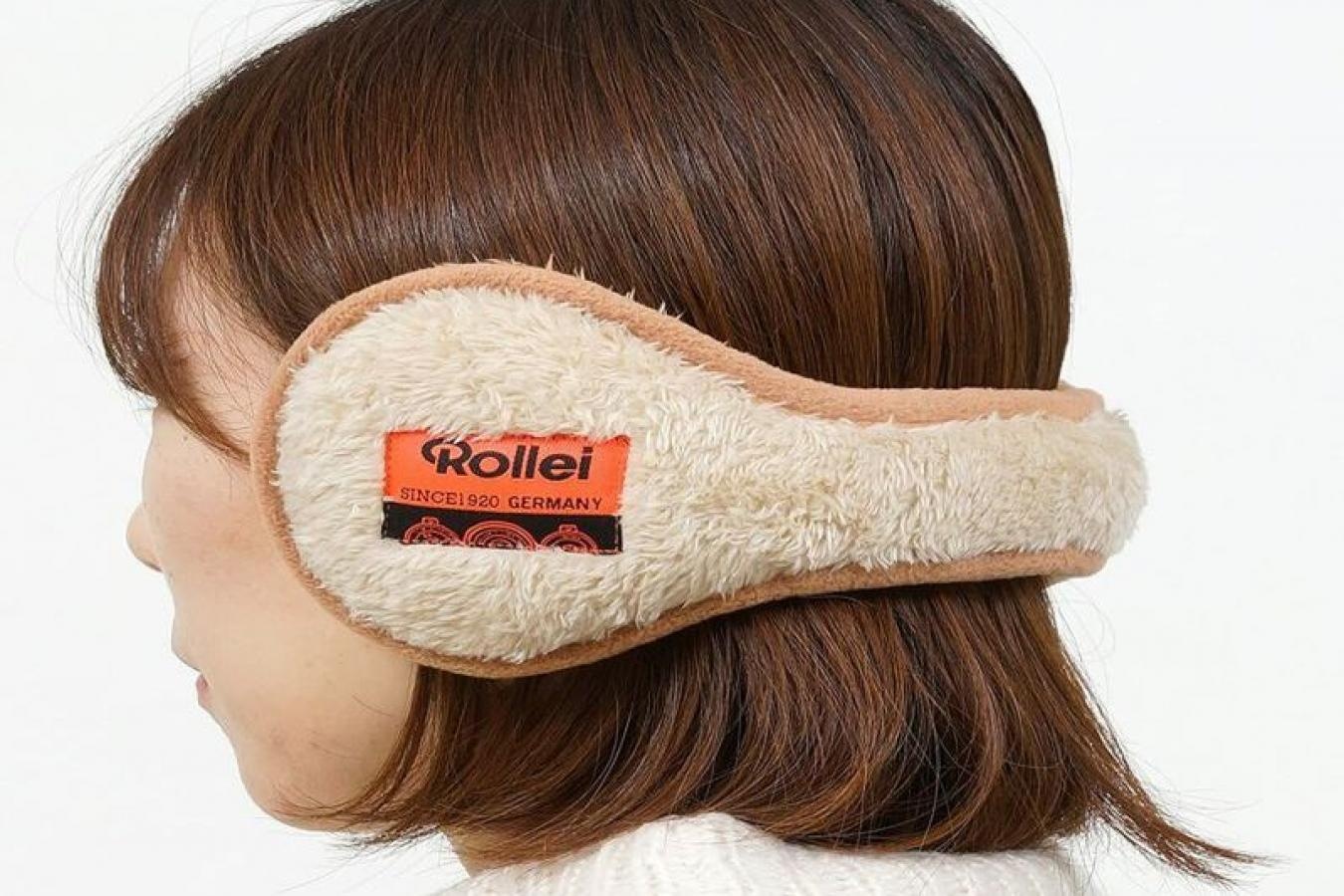 【新 品】Rollei  イヤーマフ ベージュ【Rollei 公式グッズ】