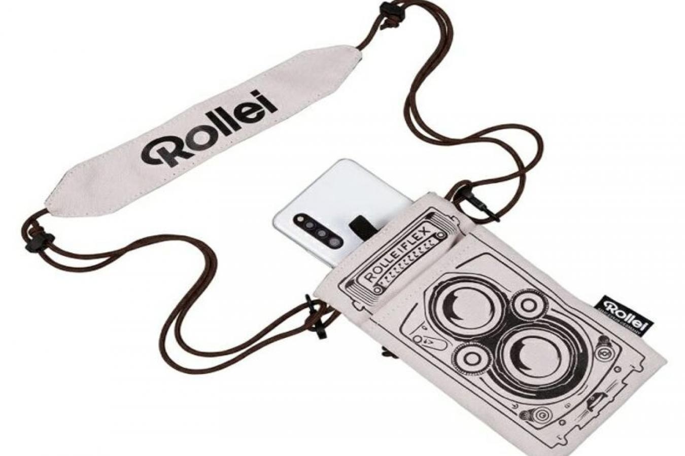 【新 品】Rollei スマホポーチ ROLLEIFLEX ベージュ【Rollei 公式グッズ】