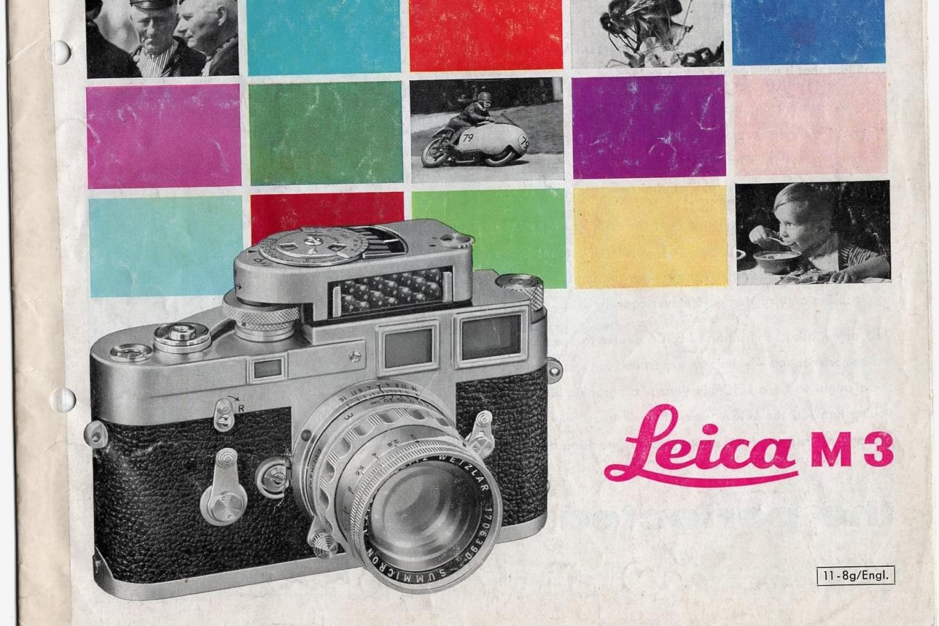 【絶版カタログ】LEICA M3 英文カタログ