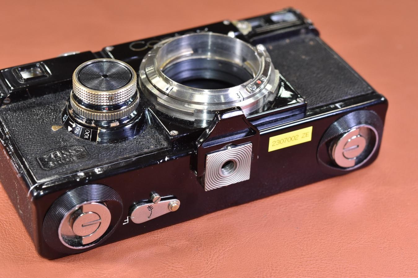 【希 少】ZEISS IKON Contax I型 【通称:ブラックコンタックス 希少なスローシャッターなし最初期モデル】