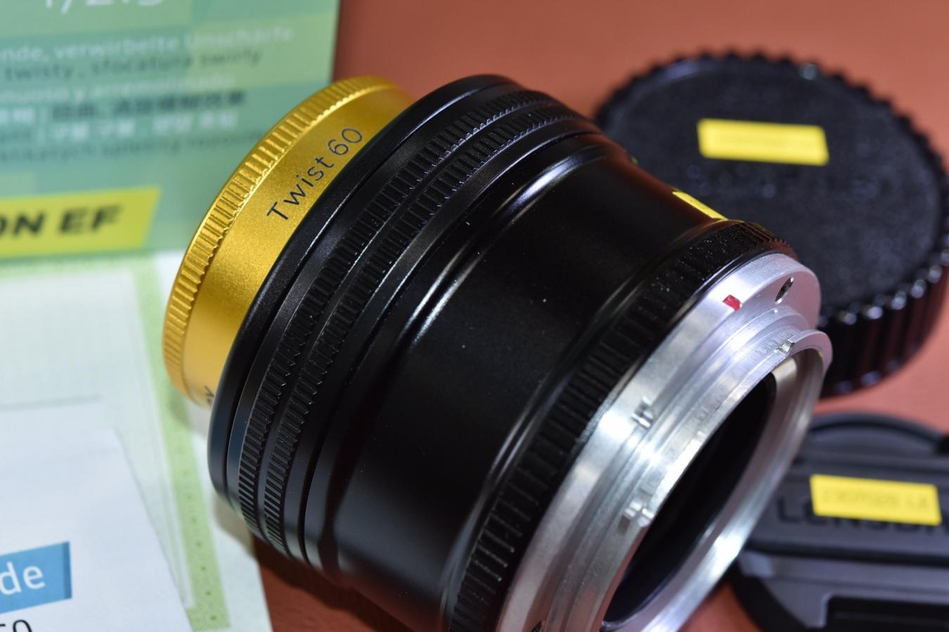 LENSBABY TWIST 60  60mm F2.5 元箱付一式 【Canon EFマウントレンズ】