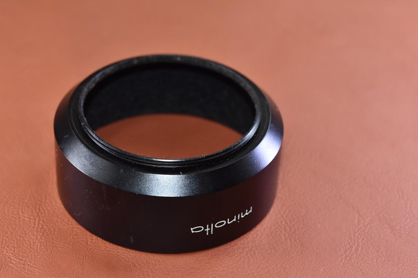 minolta LENS SHADE D52ND 【52mm径メタルフード MC 55/1.7 等用】