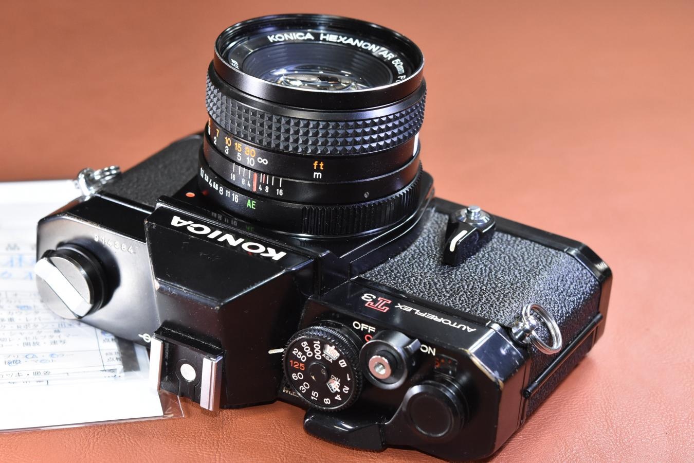 KONICA AUTOREFLEX T3 ブラック HEXANON AR 50/1.7付 【整備済】