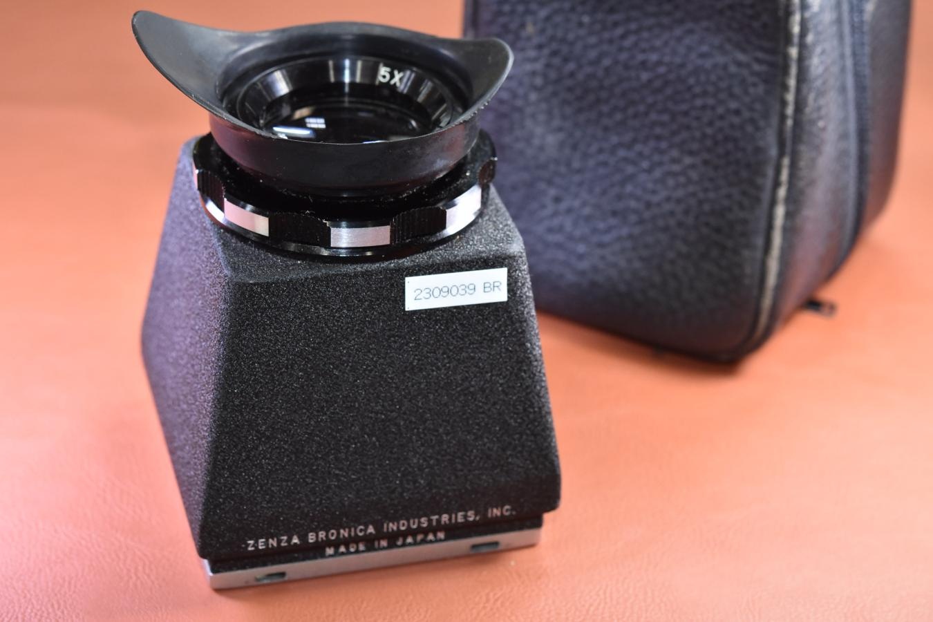 ZENZA BRONICA 野外ルーペ 5× ファインダー 純正専用ケース付 【ZENZA BRONICA S2用】