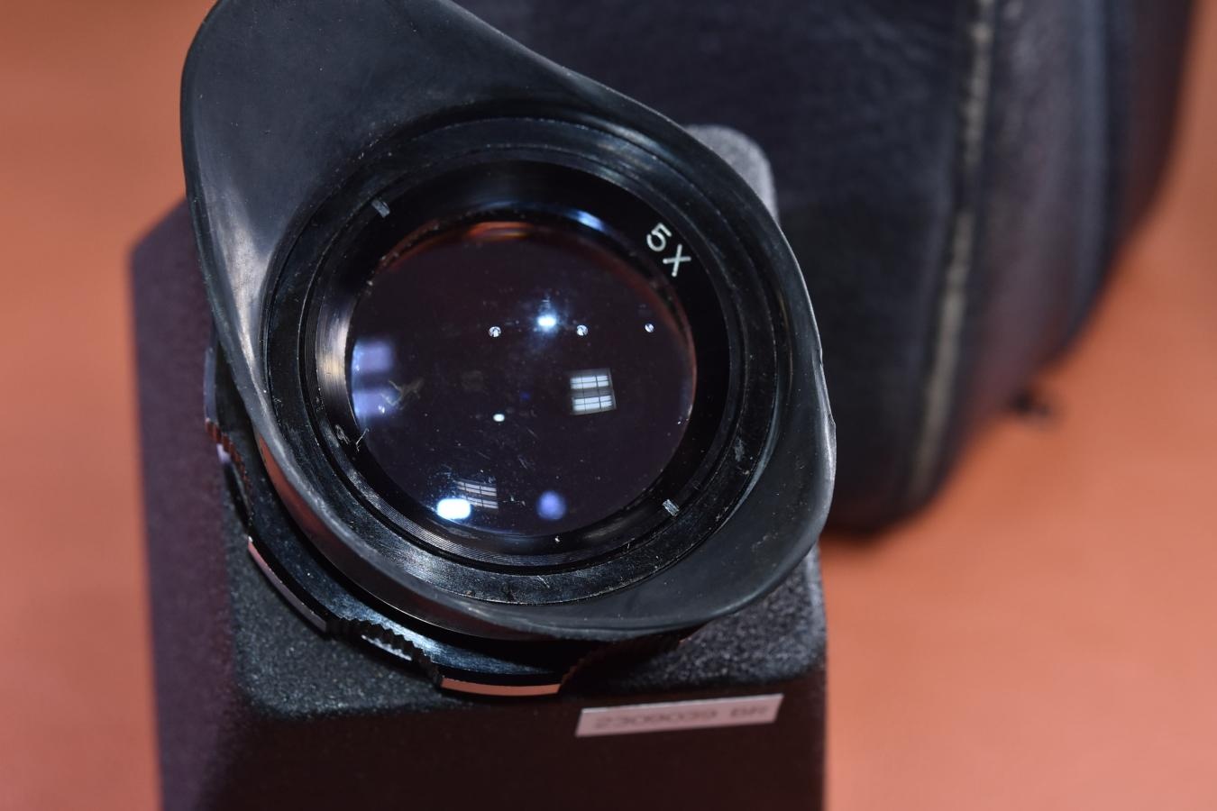 ZENZA BRONICA 野外ルーペ 5× ファインダー 純正専用ケース付 【ZENZA BRONICA S2用】