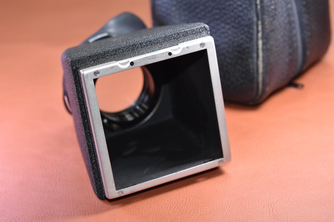 ZENZA BRONICA 野外ルーペ 5× ファインダー 純正専用ケース付 【ZENZA BRONICA S2用】