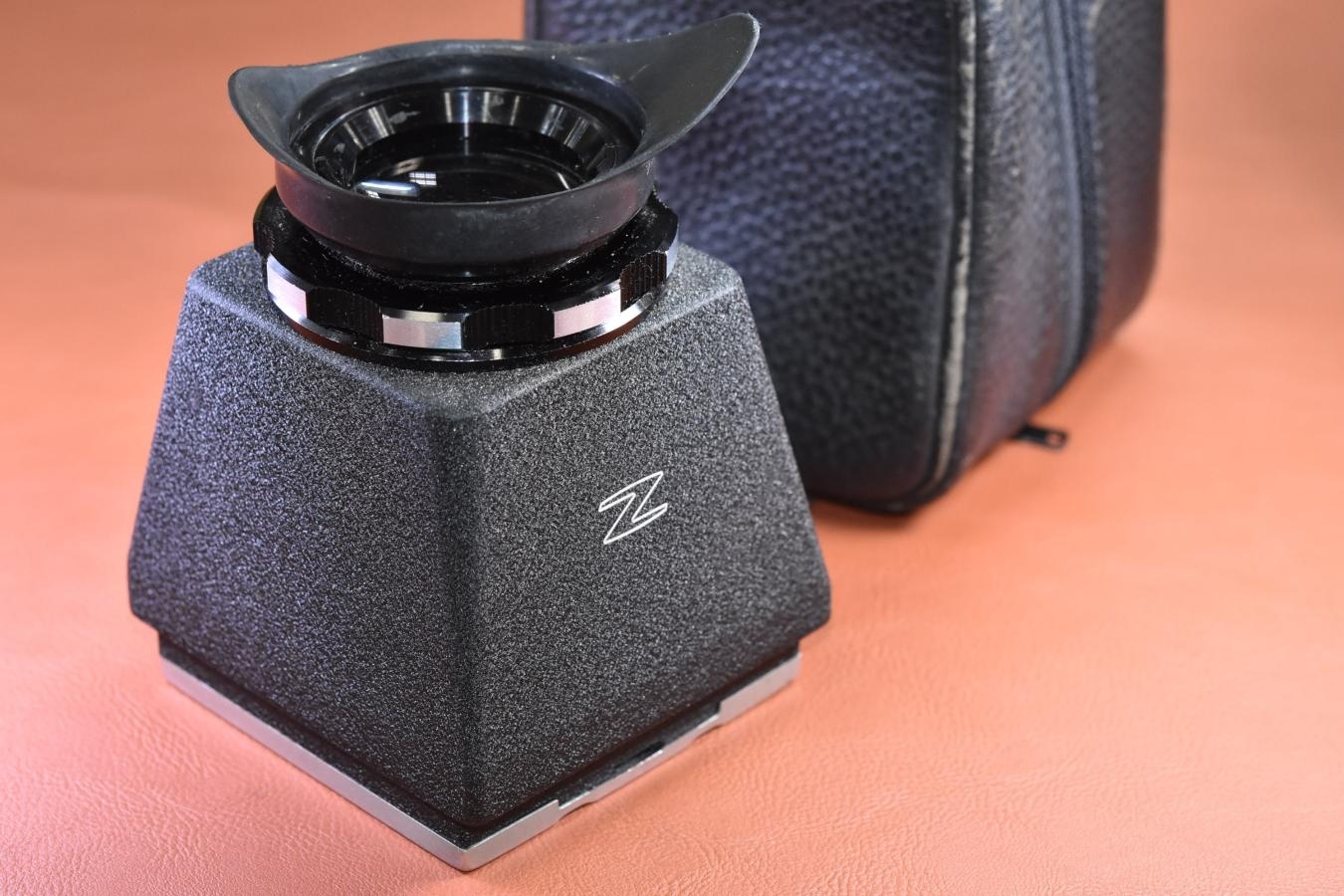 ZENZA BRONICA 野外ルーペ 5× ファインダー 純正専用ケース付 【ZENZA BRONICA S2用】